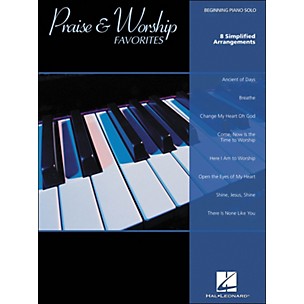 Hal Leonard Praise & Worship Favorites Beginning Piano Solo