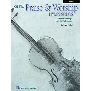 Hal Leonard Praise & Worship Hymn Solos - 15 Hymns Arranged for Solo Performance for Violin Book/Audio Online