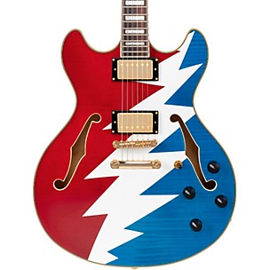 D'Angelico Premier Grateful Dead DC Semi-Hollow Electric Guitar -