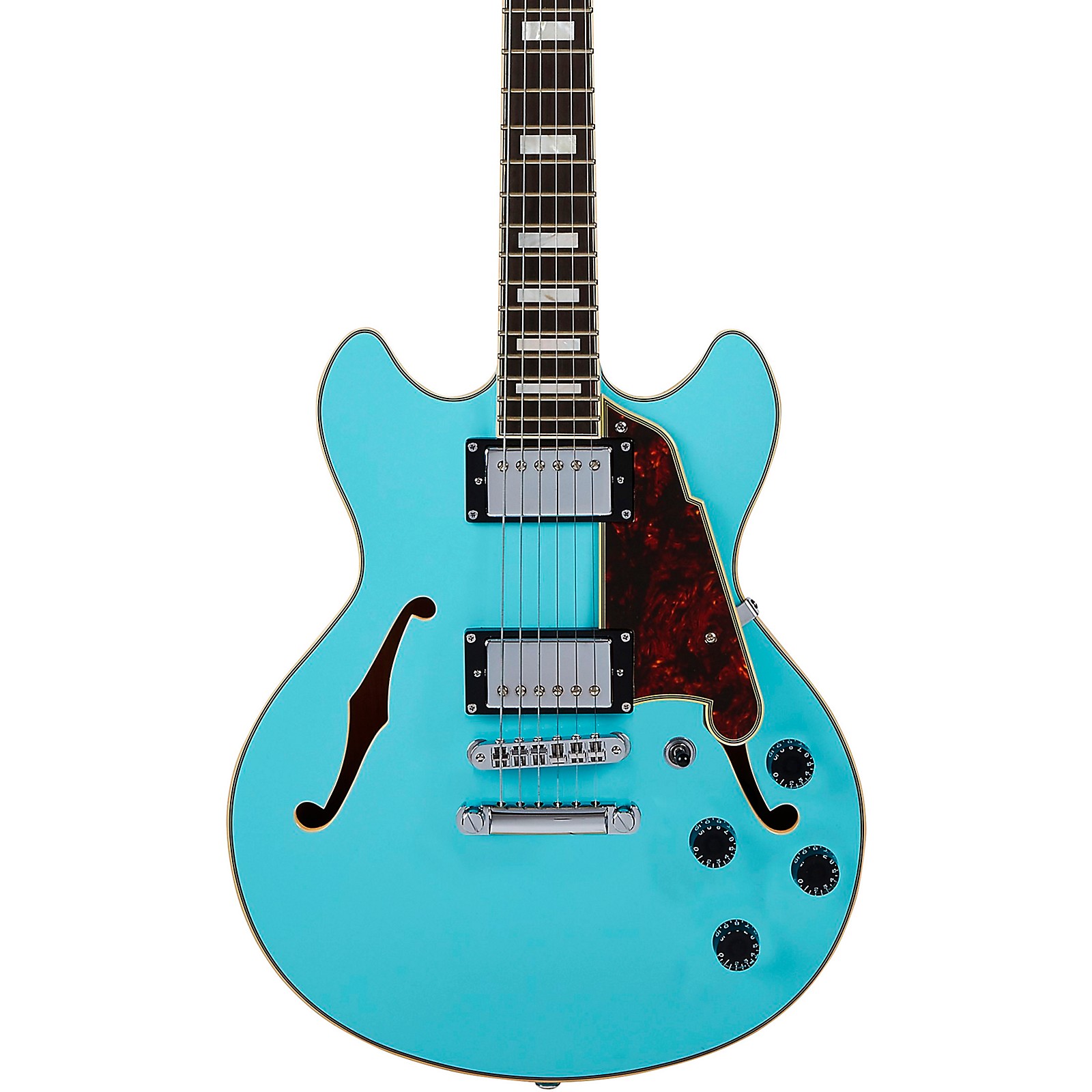 ギター D'Angelico Premier Series Mini DC D'Angelico Premier Mini DC Semi-Hollow Electric Guitar