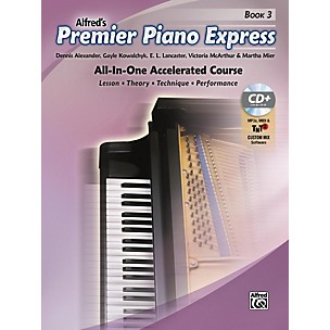 Alfred Premier Piano Express, Book 3 Book, CD-ROM & Online Audio & Software Level 3-4