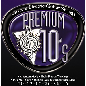 Musician's Friend Premium 10's Nickel Electric Guitar Strings