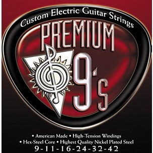 Musician's Friend Premium 9's Nickel Electric Guitar Strings