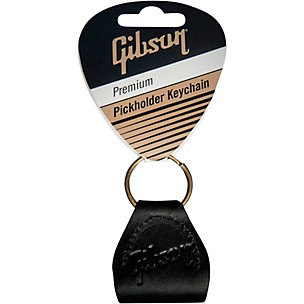 Gibson Premium Leather Pickholder Keychain
