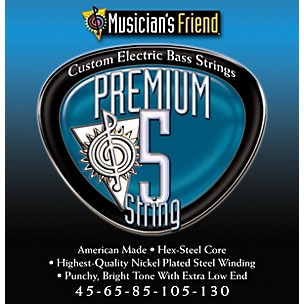 Musician's Friend Premium Nickel 5 String Bass Strings