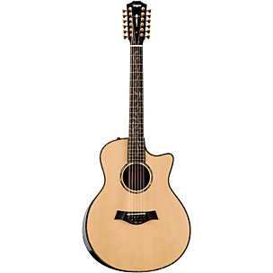 Taylor Presentation Series 2015 PS56ce Grand Symphony Macassar Ebony Acoustic-Electric 12-String Guitar