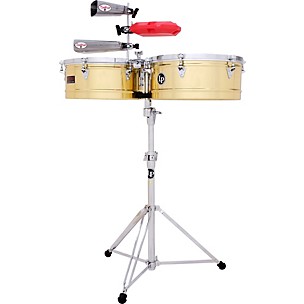 LP Prestige Series Brass Timbales