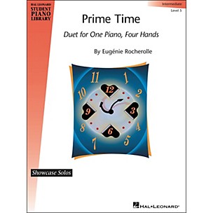 Hal Leonard Prime Time - Intermediate Duet Sheet - 1 Piano, 4 Hands Hal Leonard Student Piano Library by Eugenie Rocherolle