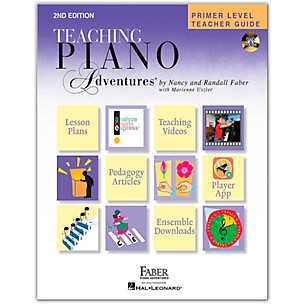 Faber Piano Adventures Primer Level Teacher Guide - Second Edition - Hardcover with DVD