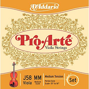 D'Addario Pro-Art Series Viola String Set