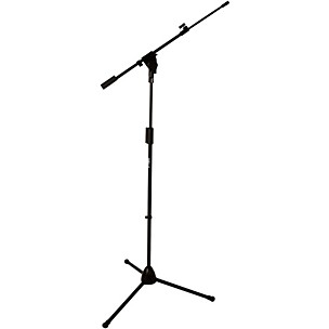 Quik-Lok Pro Series Tripod Mic Stand With Telescopic Boom