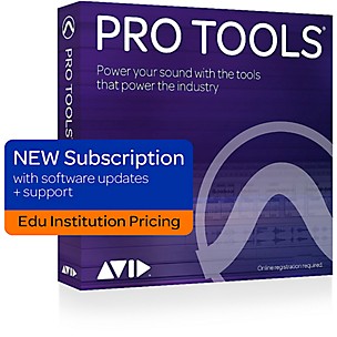 Avid Pro Tools Institution 1-Year Subscription + Update/Support (Boxed)