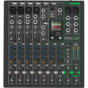 Mackie ProFX10 GO 10-Channel Battery-Powered Analog Mixer