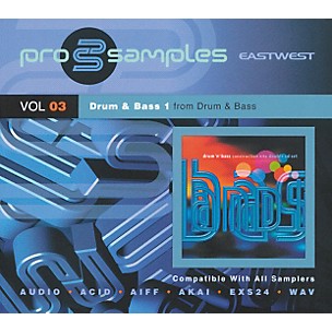EastWest ProSamples Volume 3 Drum and Bass 1 CD-ROM