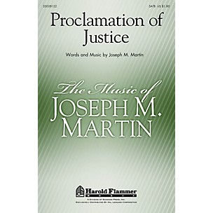 Shawnee Press Proclamation of Justice SATB composed by Joseph M. Martin