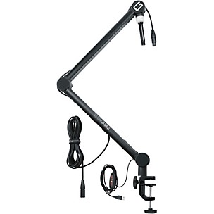 Gator Professional Broadcast Boom Mic Stand With LED Light