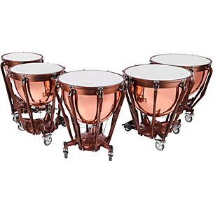 Ludwig Professional Series Polished Copper Timpani Set with Gauge