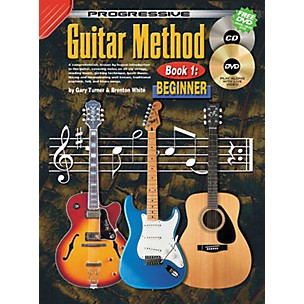 Koala Music Progressive Guitar Method Book 1: Beginner (Book/CD/DVD)