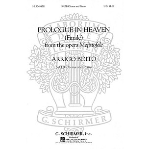 G. Schirmer Prologue in Heaven (Finale from Mefistofele) composed by Arrigo Boito