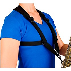Genuine Leather ADORENCE Lengthened Saxophone Shoulder Strap No Stress on Neck Shoulder Strap for Sax Bass Tenor Alto 100% Handmade 