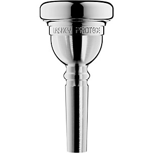 Laskey Protege Series Small Shank Trombone Mouthpiece in Silver