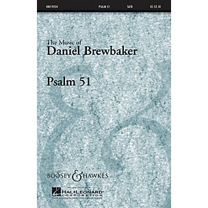 Boosey and Hawkes Psalm 51 (CME Conductor's Choice) SATB composed by Daniel Brewbaker