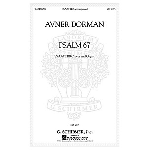 Positive Grid Psalm 67 SATB Divisi composed by Avner Dorman