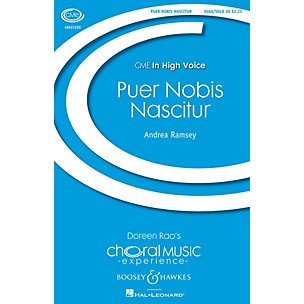 Boosey and Hawkes Puer Nobis Nascitur (CME In High Voice) SSAA VOICES WITH SOLO composed by Andrea Ramsey