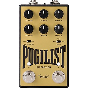 Fender Pugilist Distortion V2 Distortion Guitar Effects Pedal -