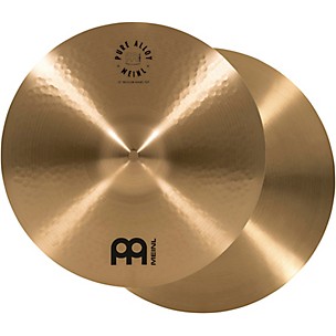 MEINL Pure Alloy Traditional Medium Hi-Hat Cymbal Pair