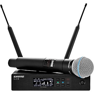 Shure QLX-D Digital Wireless System With BETA 58 Microphone