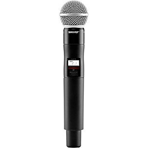 Shure QLXD2/SM58 Wireless Handheld Microphone Transmitter With Interchangeable SM58 Microphone Capsule