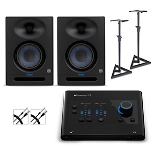 PreSonus Quantum ES2 Audio Interface with Eris 2nd Gen Studio Monitor Pair (Cables & Stands Included)