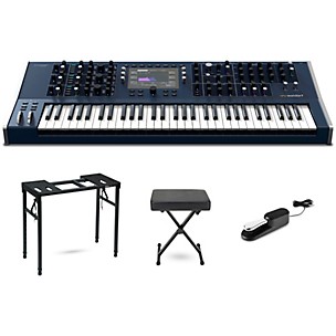 Waldorf Quantum MKII 16-Voice Hybrid Wavetable Synthesizer Keyboard Stage Bundle