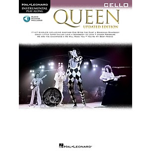 Hal Leonard Queen - Updated Edition Cello Instrumental Play-Along Songbook Book/Audio Online