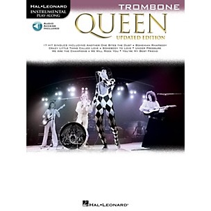 Hal Leonard Queen - Updated Edition Trombone Instrumental Play-Along Songbook Book/Audio Online