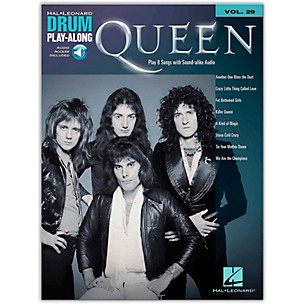 Hal Leonard Queen Drum Play-Along Volume 29 Songbook Book/Audio Online
