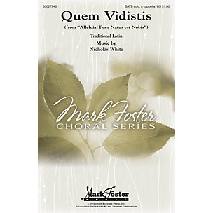 Shawnee Press Quem Vidistis SATB and Solo A Cappella composed by Nicholas White