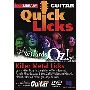 Hal Leonard Quick Licks Wizards of Oz Killer Metal Licks DVD