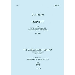 Wilhelm Hansen Quintet for Wind Op. 43 Music Sales America Series by Carl Nielsen