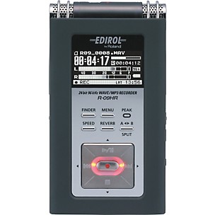 Edirol R-09HR 24-bit/96KHz WAV/MP3 Recorder