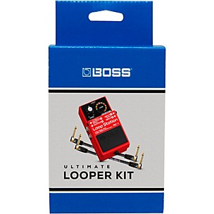 BOSS RC-1 Ultimate Looper Kit With Effects Pedal and Two 6" Patch Cables