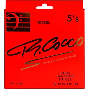 Richard Cocco RC5AN 5-String Nickel Electric Bass Guitar Strings