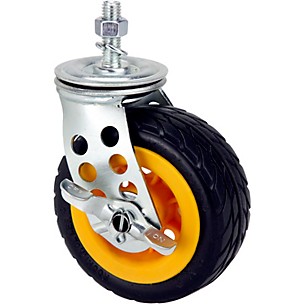 Rock N Roller RCSTR5X2 5x2in. Ground Glider Wide Caster With Brake (Upgrade For R8, R10 Carts) 2-Pack