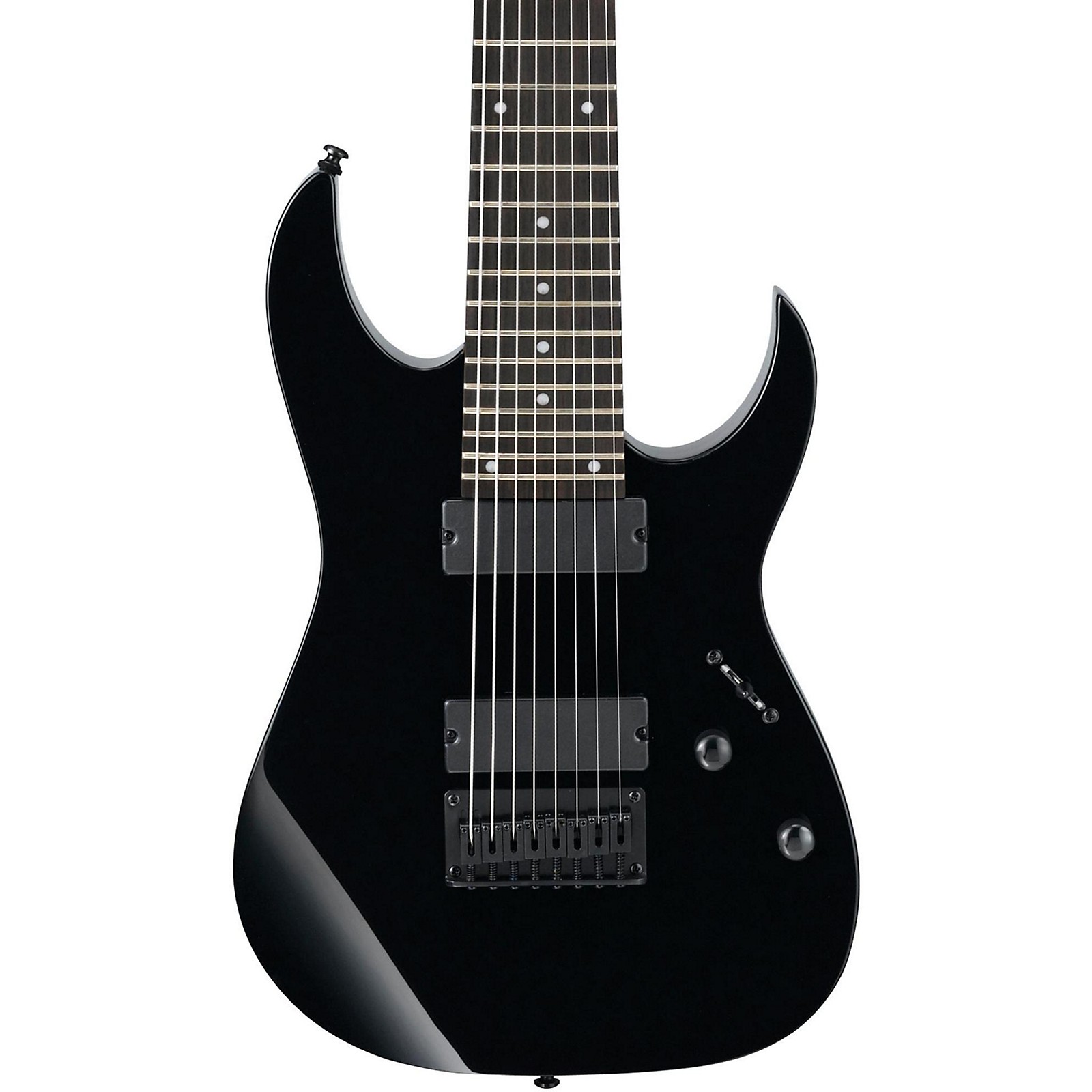Ibanez RGMS8 BK - black Baritone guitar