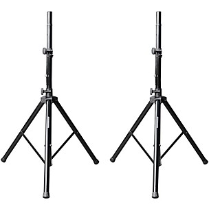 Rok-It RI-SPKRSTDSET-200-AL Aluminum Tripod Speaker Stand Set w/ Bag