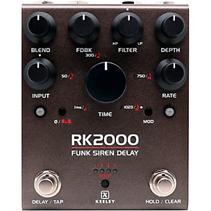 Keeley Electronics RK2000 Funk Siren Delay Pedal -
