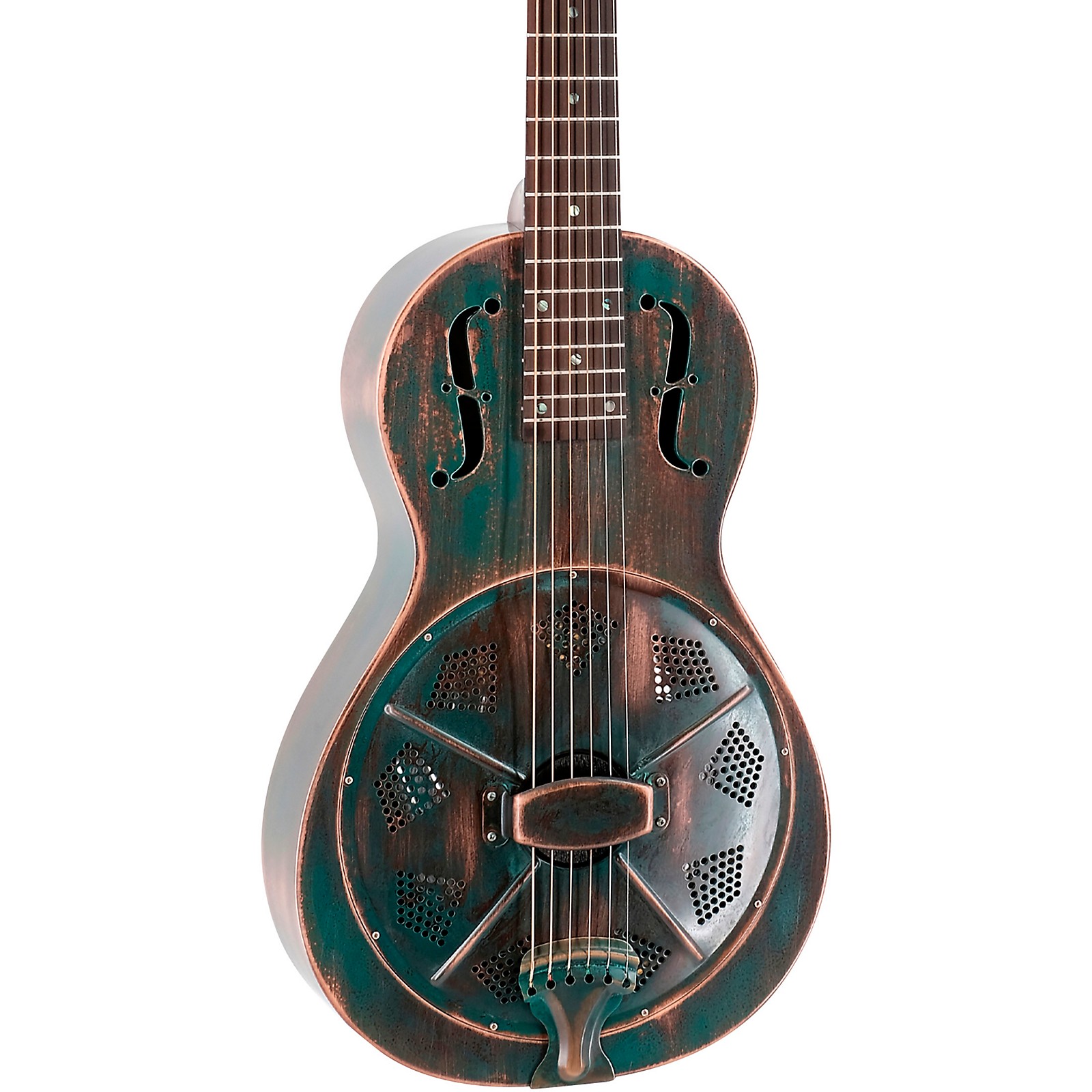 Recording King RM-993 Metal Body Parlor Resonator Guitar | Music