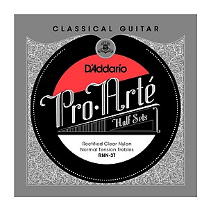 D'Addario RNN-3T Pro-Arte Normal Tension Classical Guitar Strings Half Set