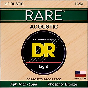 DR Strings RPM-12 Light RARE Phosphor Bronze Acoustic Guitar Strings